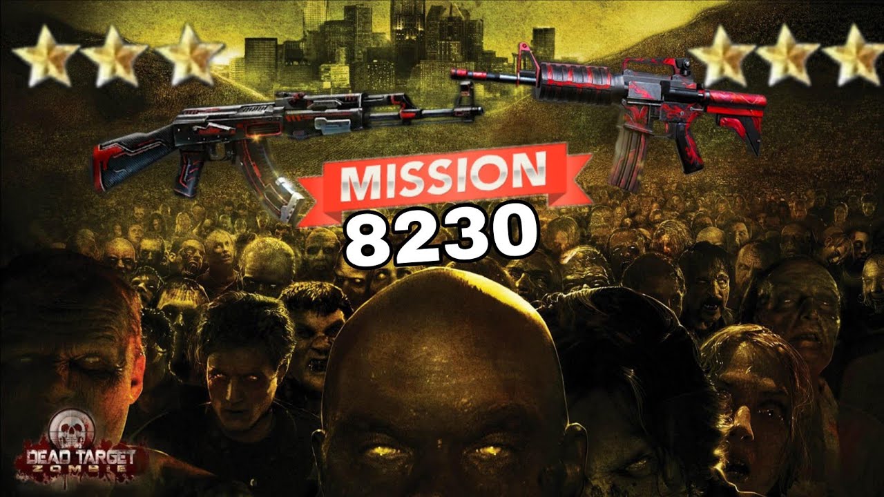 👉 Dead Target Zombie : [ AK 47 Redline vs M4 A1 Redline ] mission 8230 ...