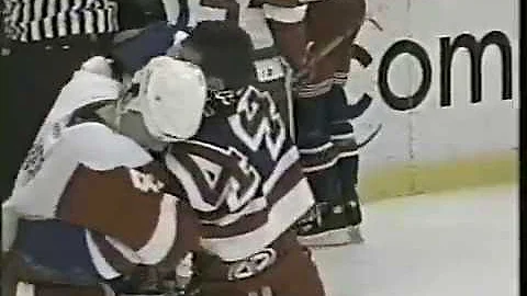Billy Tibbetts vs Sean Avery
