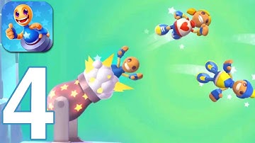 Rocket Buddy - Gameplay Walkthrough Part 4 -  Ricochet Levels 1-50 (iOS,Android)