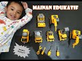 Mainan Edukatif Anak || Mainan Alat Berat || Bongkar Pasang Mobil Truck