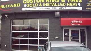 HILLYARD CUSTOM RIM&TIRE 2008 ACURA TL RIDING ON 18" GLOSS RIMS WITH CHROME INSERTS!