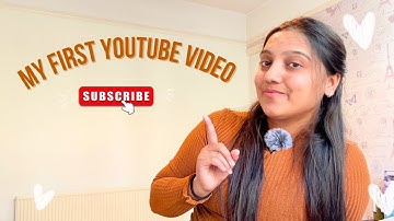 MY FIRST YOUTUBE VIDEO | Introducing My YouTube Channel