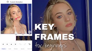 how to use key frames/customs on funimate for beginners