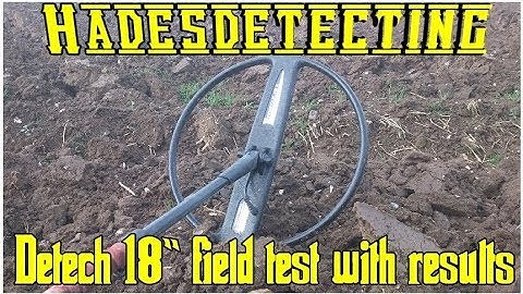 Field testing the 18" Detech penetrator coil with the Minelab Explorer SE