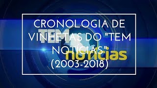 Clt Cronologia De Vinhetas Do Tem Notícias 2003-2018
