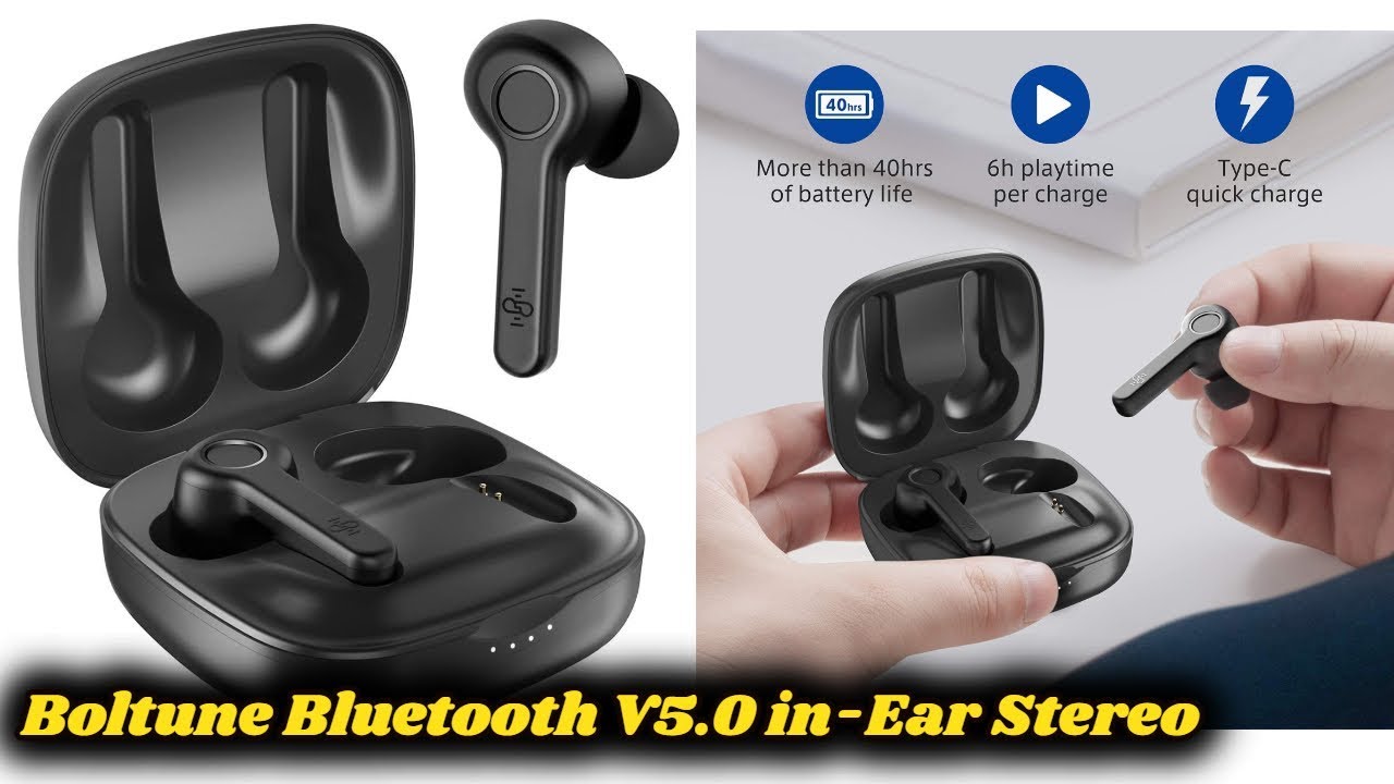Boltune Bluetooth V5.0 inEar Stereo YouTube