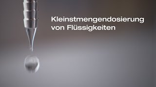 Kleinstmengendosierung von Flüssigkeiten