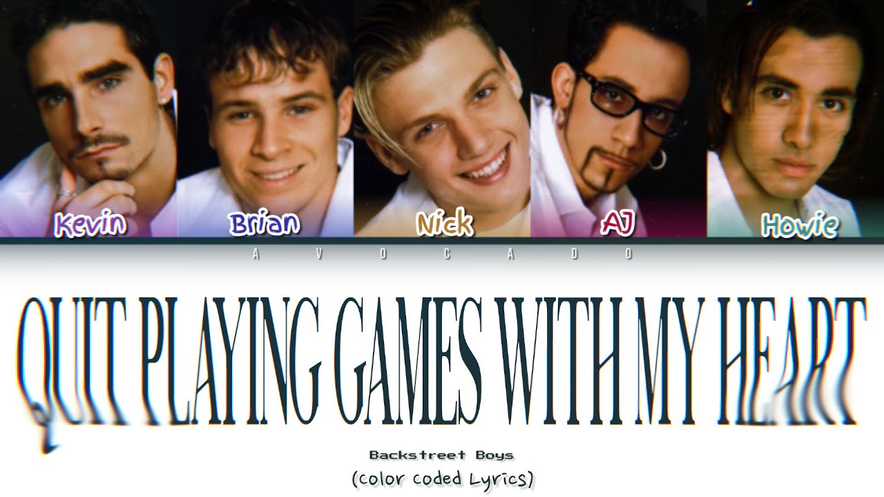 Quit Playing Games Lyrics by Backstreet Boys Chords - Chordify