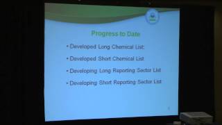 Steve DeVito, US EPA: OECD PRTR Task Force (Global PRTR Initiative)