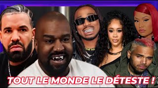 Kanye balance pk tout le monde clash Drake, Quavo répond à Chris Brown, Nicki Minaj, JT clash Cardi