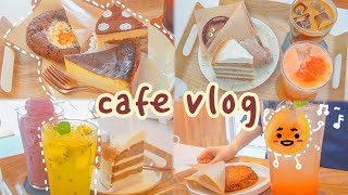 [ENG]🍰☕️디저트 카페의 하루 체험 해보기🎂💛 | CAFE VLOG | 내복곰