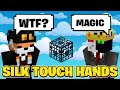 Ranboo shows his SILK TOUCH hands to Fundy (Dream SMP)