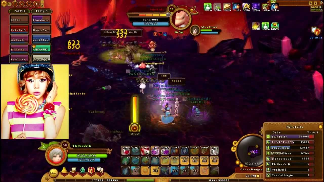Ragnarok Online 2 Chaos Dungeon Moonlight Flower Phosa (BOSS 4) YouTube