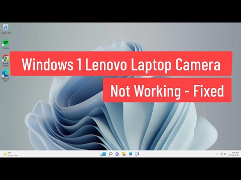 Windows 11 Lenovo Laptop Camera Not Working - Fixed