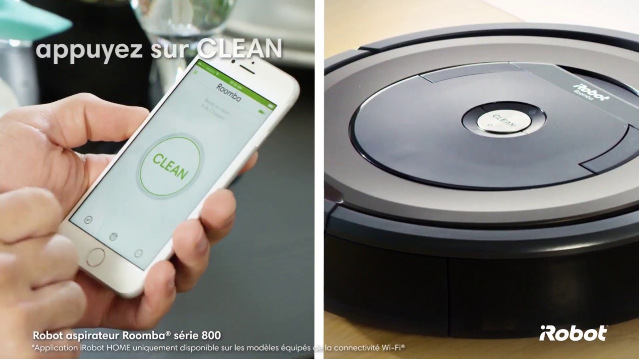 placere Udholde retort iRobot Roomba la Série 800 - avec contrôle par appli - YouTube