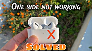 Airpods pro one side not working ⚡️5steps resolution