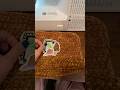 Sewing patches onto crochet #smallbusiness