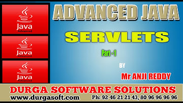 Advanced Java ||  Servlets part - 1 by AnjiReddy