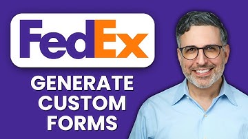 NEW! How to Generate Custom Forms in FedEx Online (2025) 📝 | Complete Guide to FedEx Shipping Forms