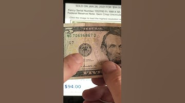 💴 Local Gas Station Gives VALUABLE Fancy Serial Number Dollar Bill in Change!!! #shorts