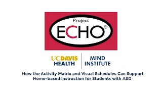 How the Activity Matrix & Visual Schedules Can Support Home-based Instruction for Students with ASD