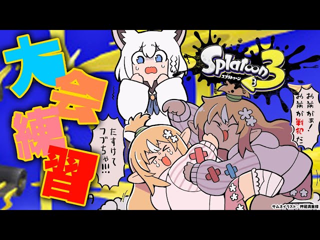 【スプラトゥーン3】大会チームも決まったので練習すっか【不知火フレア/ホロライブ】のサムネイル