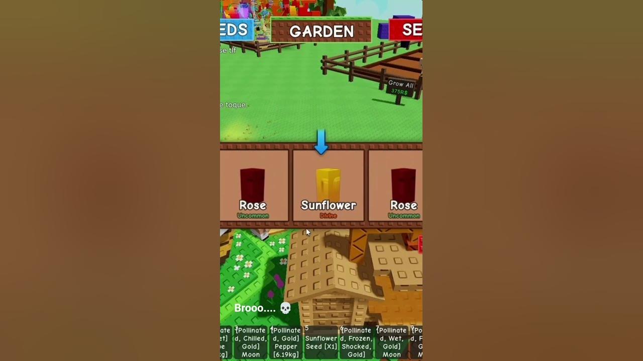Sunflower in Grow a Garden #phonk #music #song #roblox #sunflower  #robloxedit #growagarden