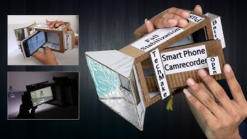 Full Stabilize Smart Camcorder Making From Cardboard