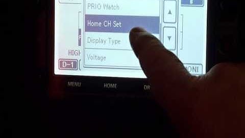 ID-5100E Tutorial 4 – Setting a Home Channel