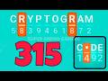 CRYPTOGRAM 315