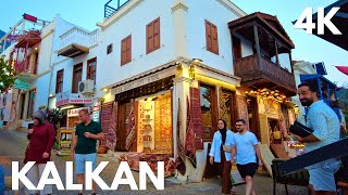 Antalya Town Walking Tour Turkey, Kalkan 🇹🇷 | 4K | Afternoon Sunset Walk