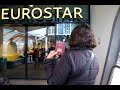 4K Eurostar Hogesnelheidstrein, zonder Corona maatregelen, vanuit Amsterdam naar Londen.