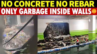 A Single Storm Shatters China’s Tofu-Dreg Buildings: No Concrete, No Rebar, Only Garbage Inside