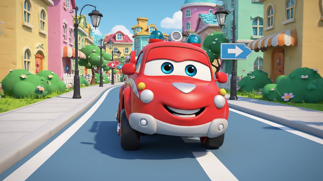 The Busy Fire Engine Goes Whoosh Whoosh Whoosh | Heroic Firefighter Song for Kids