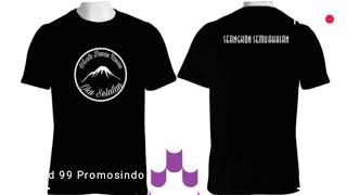 Proses Sablon Kaos Oblong Lengan Pendek for Wisata Danau Ranau - Oku Selatan