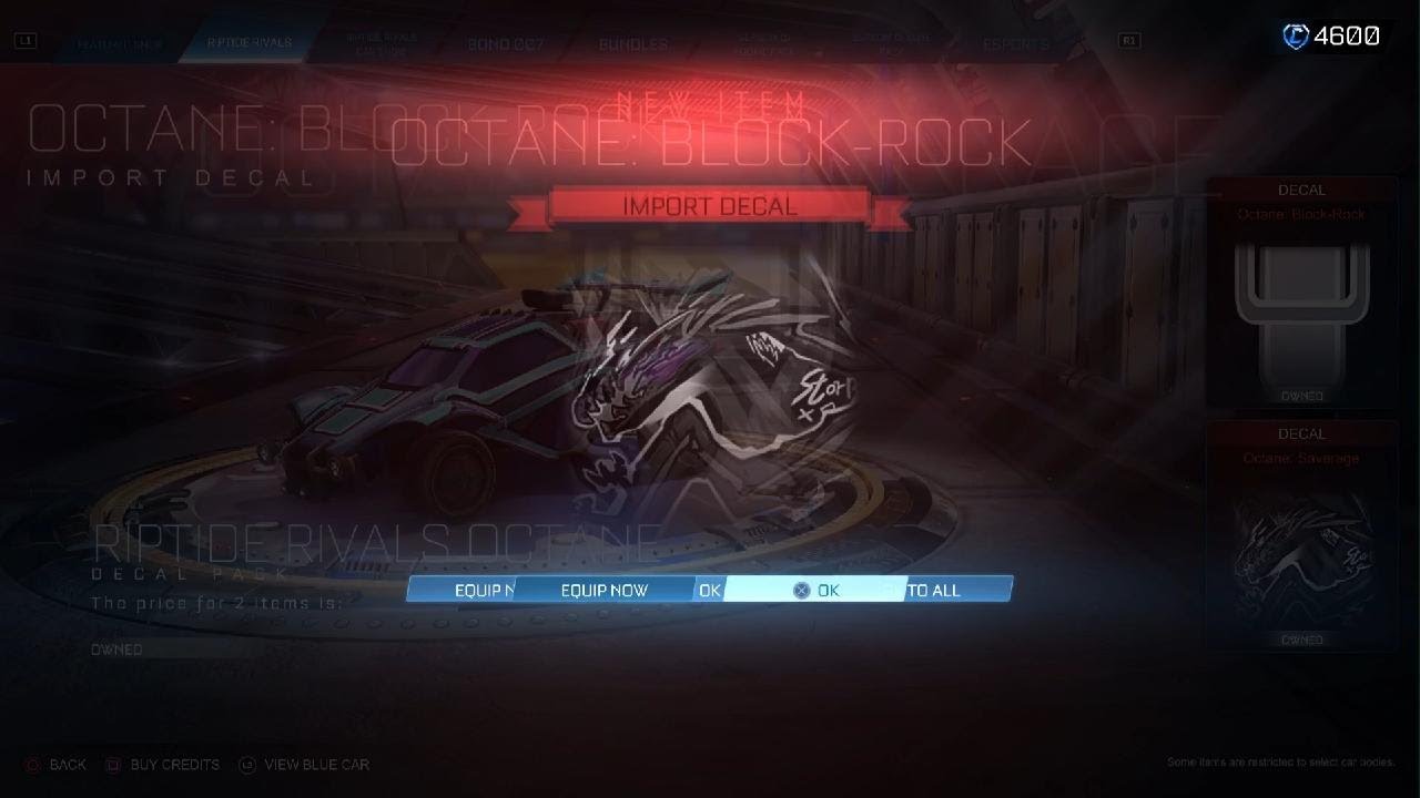 Rocket League NEW! Riptide Rivals Items Showcase - YouTube
