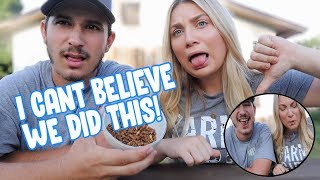 We Tried EATING ALL MY PETS food! | why did we do this lol