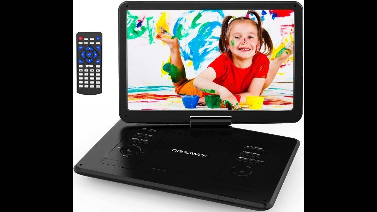 DBPOWER 17.9" Portable DVD Player with 15.6" Large HD Swivel Screen