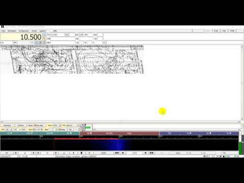 Decoding weather fax from DWD (Deutscher Wetterdienst) with fldigi