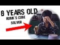 Rubik&#39;s cube 8 YEARS OLD SOLVER!!