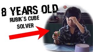 Rubik&#39;s cube 8 YEARS OLD SOLVER!!