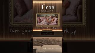 FREE Valentine's Day Frame TV Art | FRAMED SCREENSAVERS | Turn your TV into a work of art