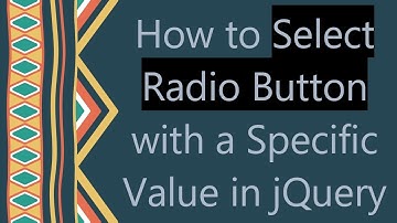 How to Select Radio Button with a Specific Value in jQuery