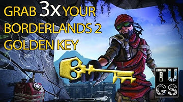 3 Mega SHIFT CODE Giveaway Free Golden Key Borderlands 2 Mac, PC, PS3, Xbox 360 6/13/2013