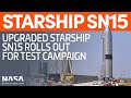 Starship SN15 Rollout | SpaceX Boca Chica