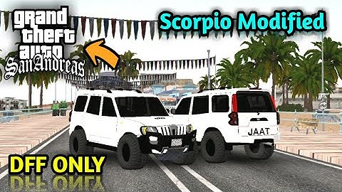 Modified Mahindra Scorpio 2009 Gta San Android/Pc || Only Dff || Only 2Mb Download