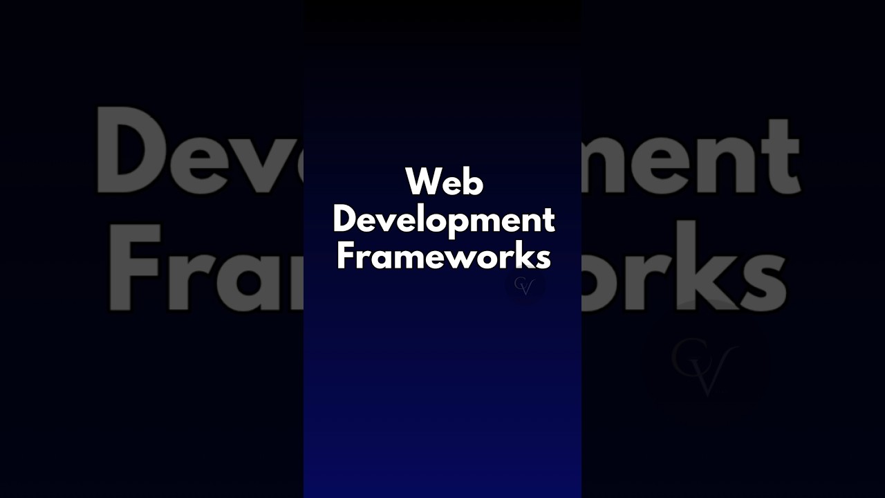 Types of Web Development Frameworks ✍️