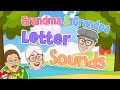 Grandma and grandpa letter sound song  jack hartmann letter sounds