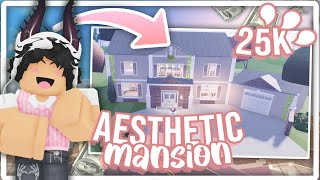 I BUILT THE CHEAPEST AESTHETIC MANSION?! Roville Speedbuild w Code