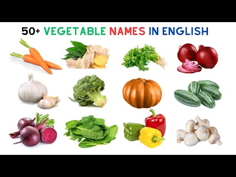 50 plusVegetable Names In English | English Vocabulary | Learn Name Of Vegetables Through Pictures